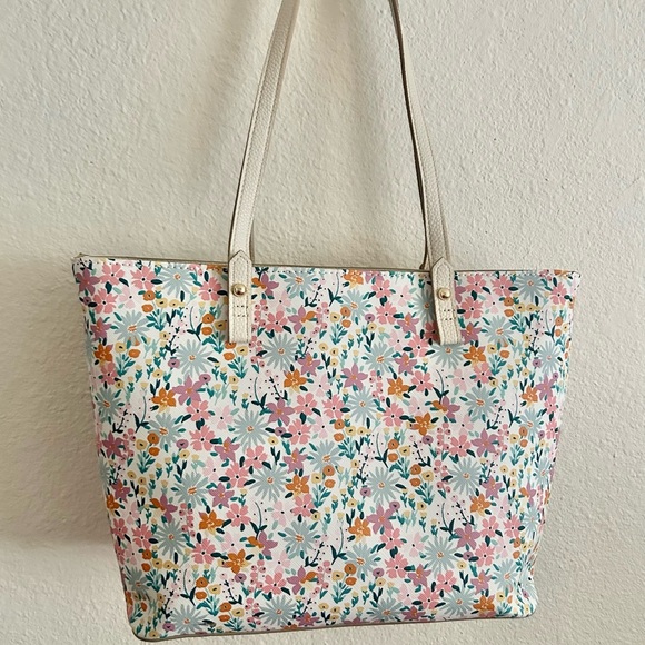 Nanette Lepore Floral Zip Tote - Picture 4 of 13
